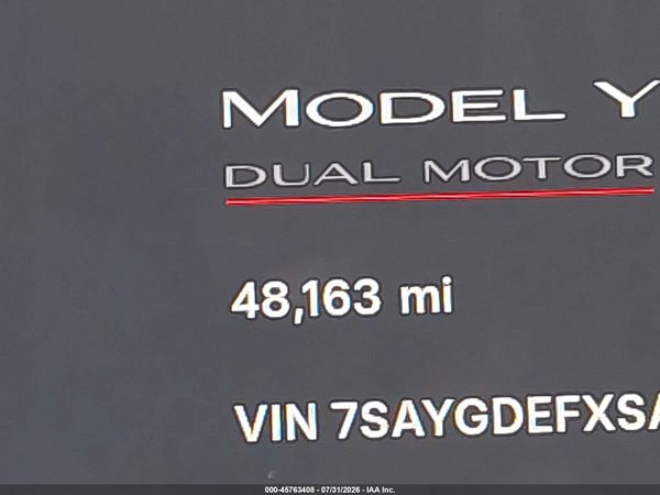 2025 TESLA MODEL Y — I118