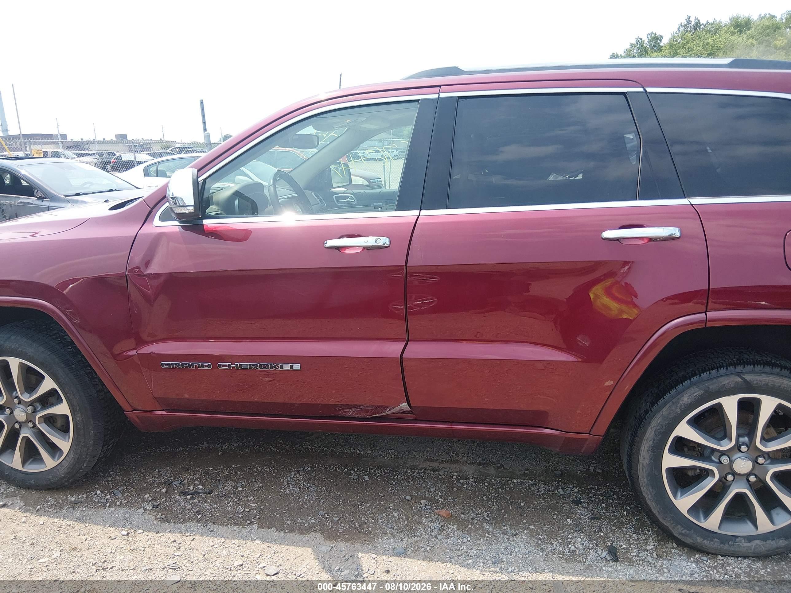 2018 JEEP GRAND CHEROKEE OVERLAND 4X4