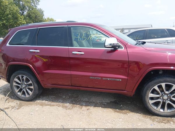 2018 JEEP GRAND CHEROKEE OVERLAND 4X4