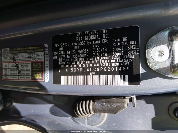 2023 KIA SORENTO S