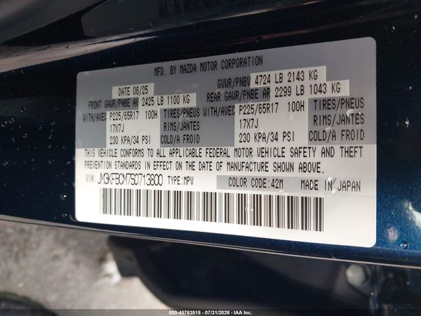 2025 MAZDA CX-5 2.5 S PREFERRED