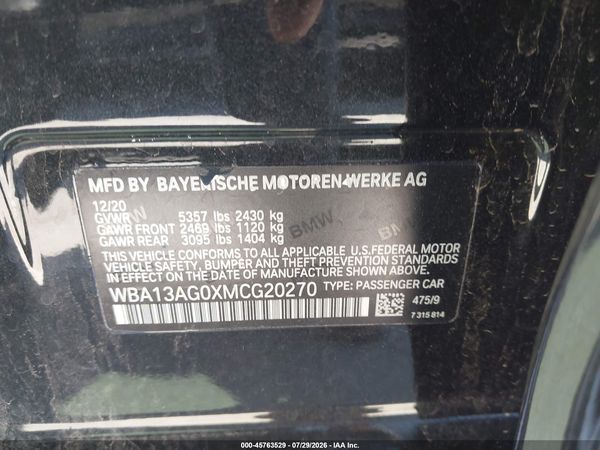 2021 BMW 530E