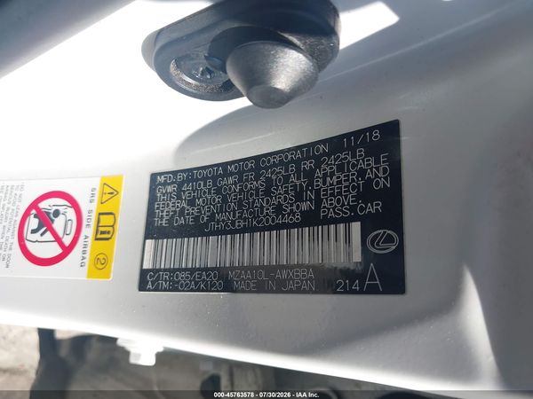 2019 LEXUS UX 200 200 Base/Luxury/F Sport