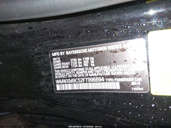 2015 MINI HARDTOP JOHN COOPER WORKS
