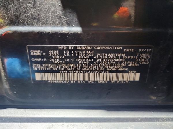 2018 SUBARU OUTBACK