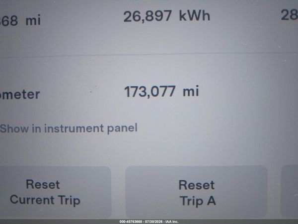 2017 TESLA MODEL S 60/75