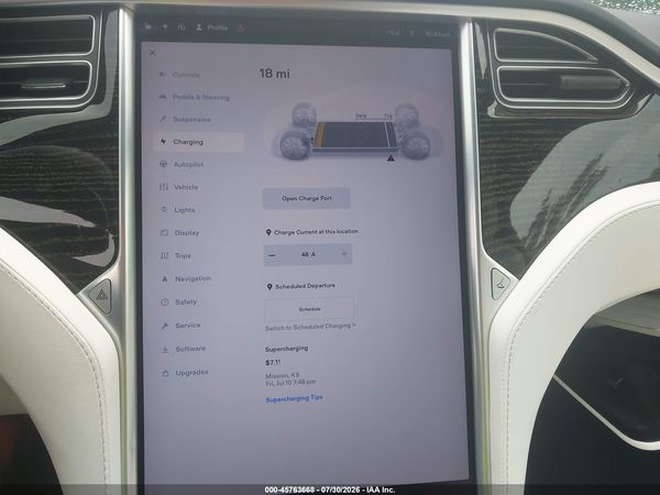 2017 TESLA MODEL S 60/75