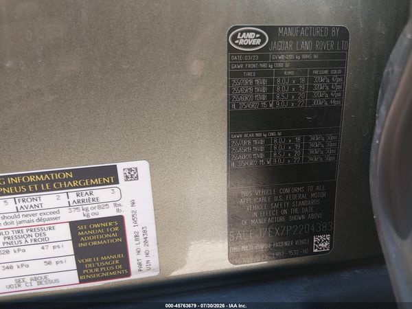 2023 LAND ROVER DEFENDER 110 S