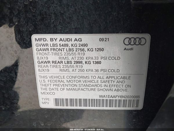 2022 AUDI Q5