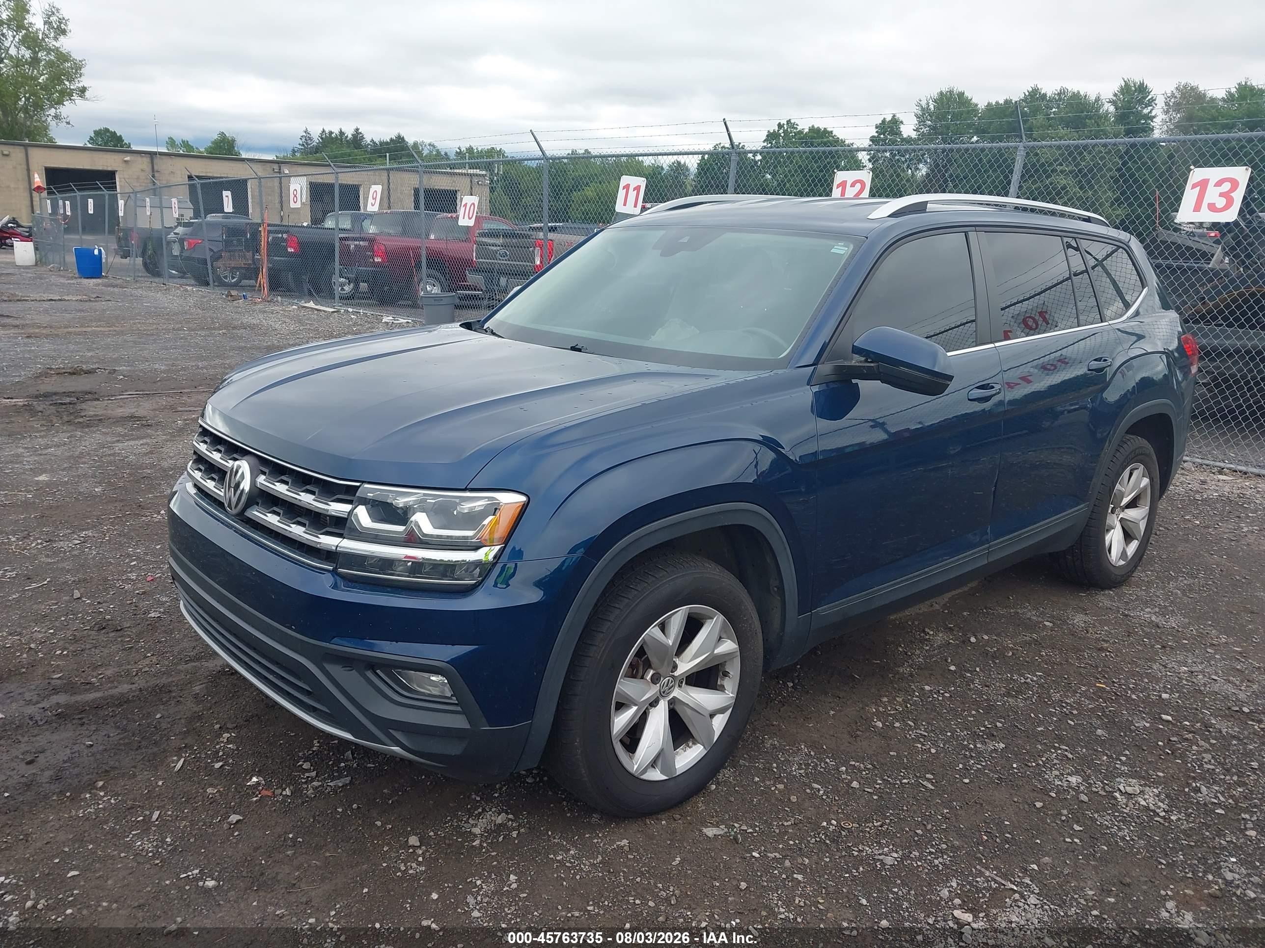 2019 VOLKSWAGEN ATLAS 3.6L V6 SE W/TECHNOLOGY — I2