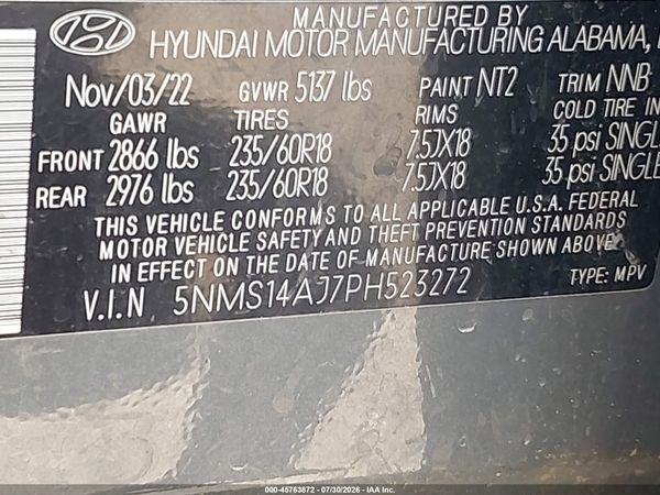 2023 HYUNDAI SANTA FE SE
