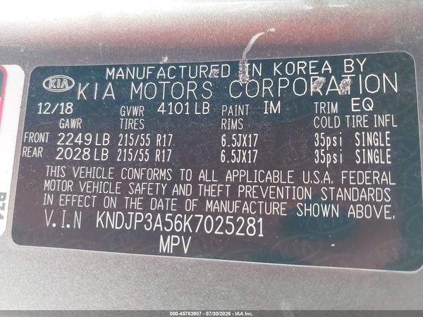 2019 KIA SOUL +