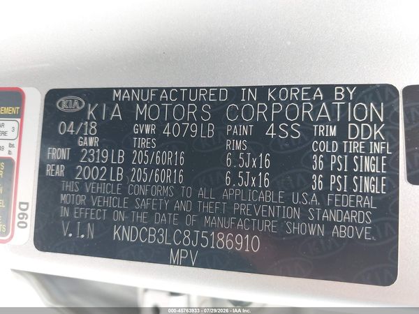 2018 KIA NIRO FE