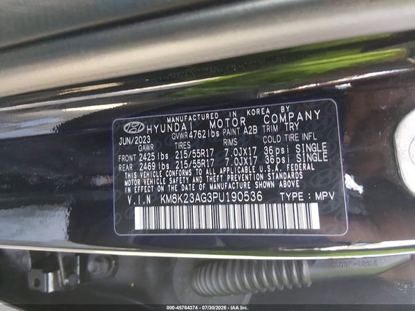 2023 HYUNDAI KONA ELECTRIC SE