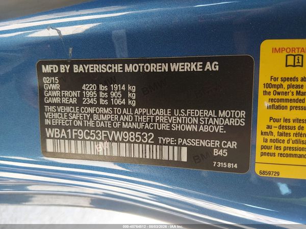 2015 BMW 228I