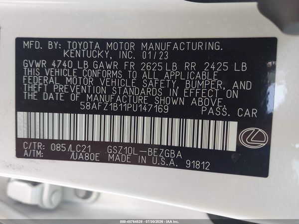 2023 LEXUS ES 350 ULTRA LUXURY