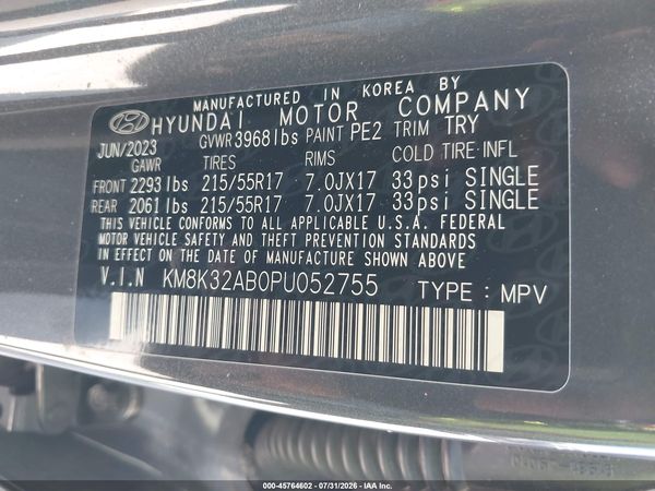 2023 HYUNDAI KONA SEL
