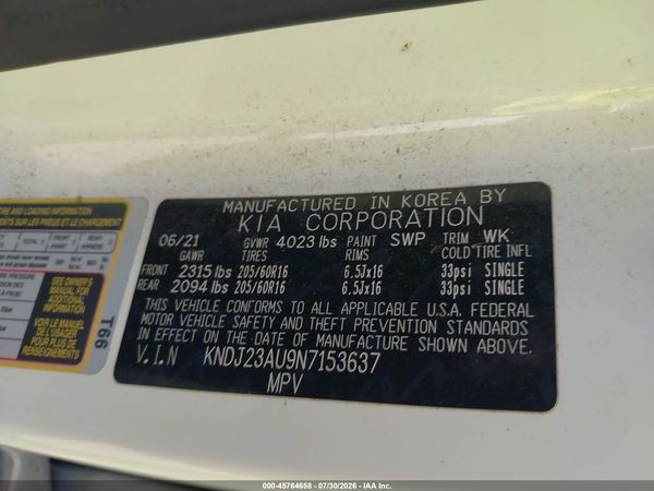 2022 KIA SOUL LX