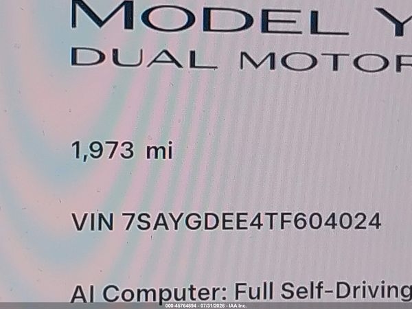 2026 TESLA MODEL Y