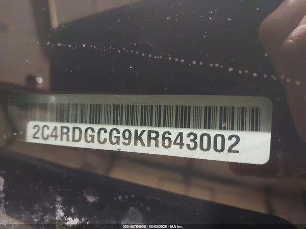 2019 DODGE GRAND CARAVAN SXT