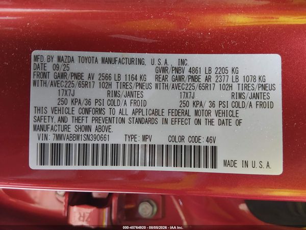 2025 MAZDA CX-50 2.5 S PREFERRED PACKAGE