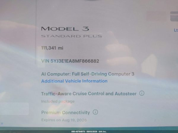 2021 TESLA MODEL 3