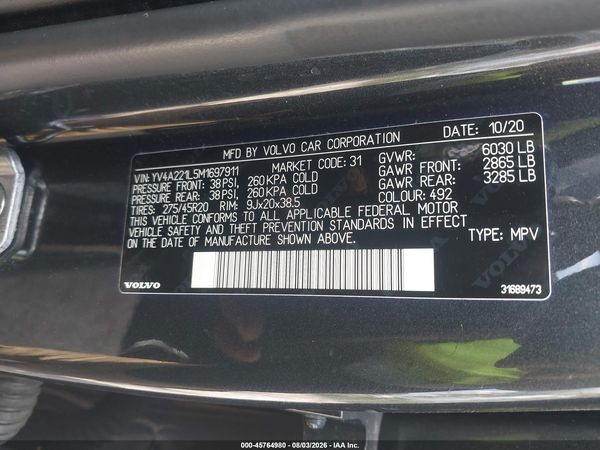 2021 VOLVO XC90