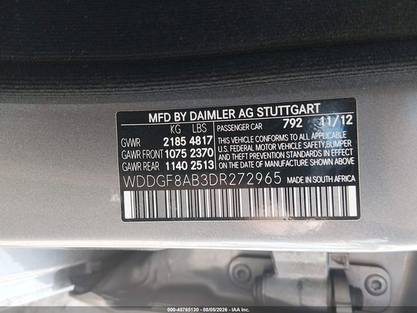 2013 MERCEDES-BENZ C 300 SPORT 4MATIC
