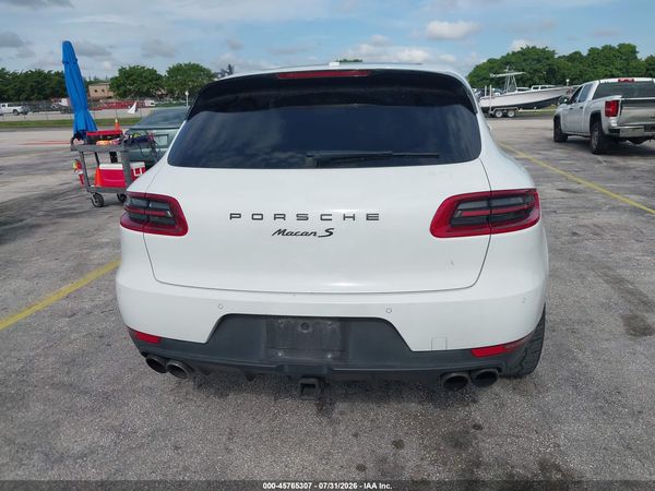 2016 PORSCHE MACAN S