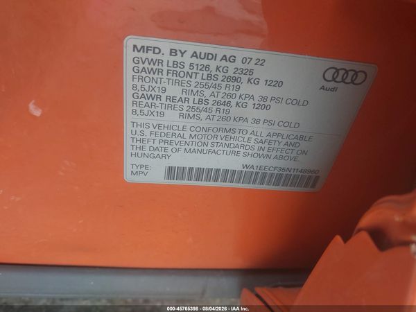 2022 AUDI Q3