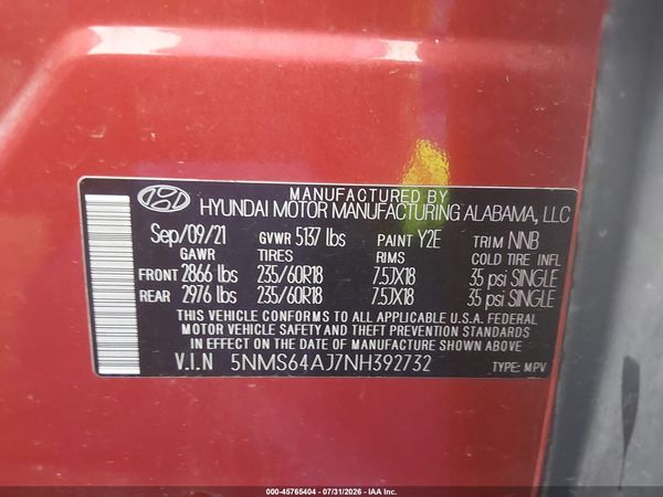 2022 HYUNDAI SANTA FE SEL