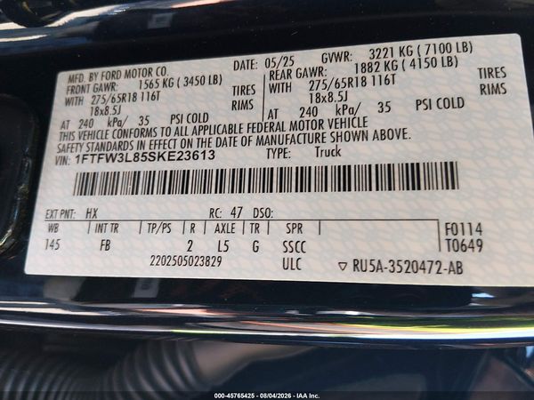 2025 FORD F-150 XLT