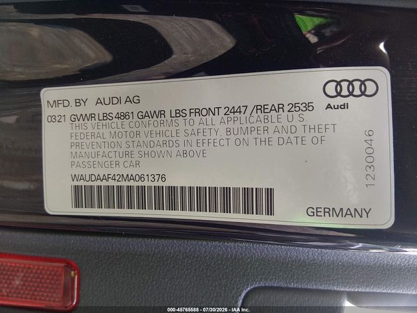 2021 AUDI A4