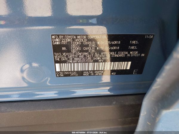 2025 TOYOTA RAV4 HYBRID XSE