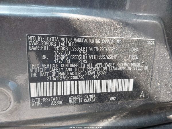 2024 TOYOTA RAV4 XLE