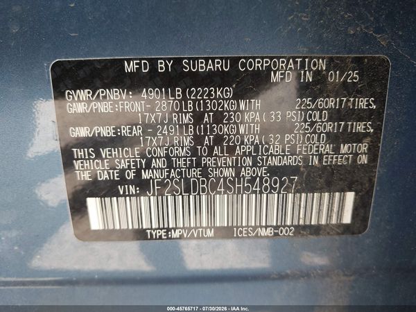 2025 SUBARU FORESTER PREMIUM