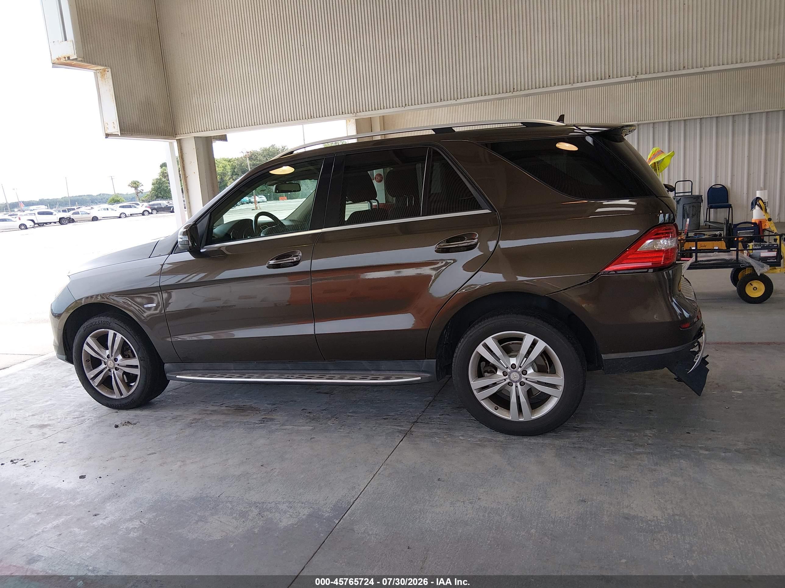 2012 MERCEDES-BENZ ML 350 4MATIC