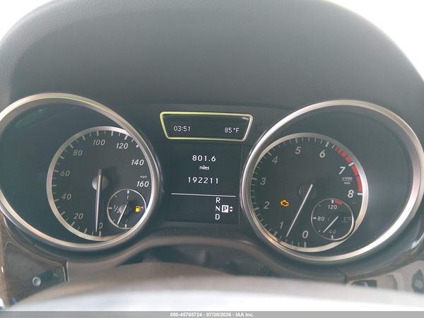2012 MERCEDES-BENZ ML 350 4MATIC