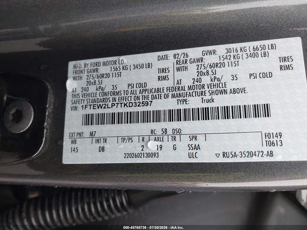 2026 FORD F-150 STX