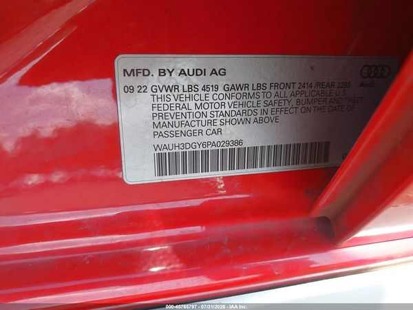 2023 AUDI S3