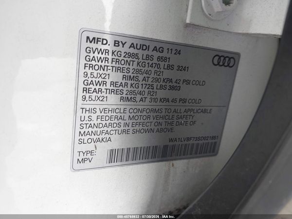 2025 AUDI Q7