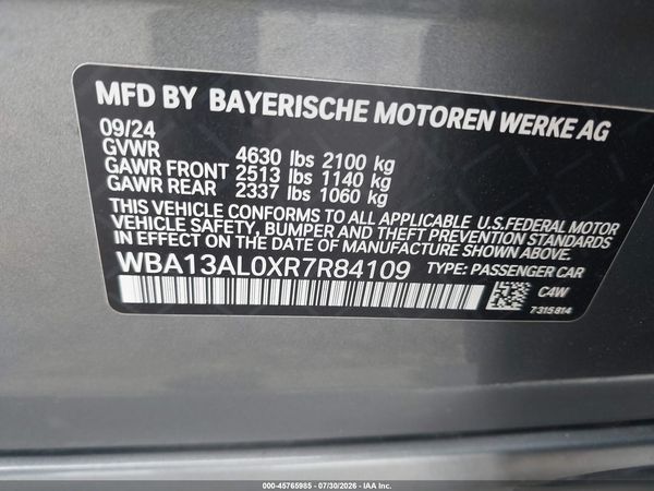2024 BMW M235 GRAN COUPE I XDRIVE