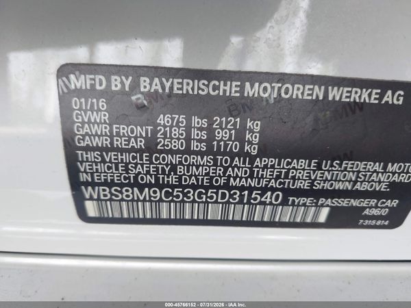 2016 BMW M3