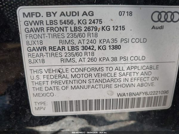 2018 AUDI Q5