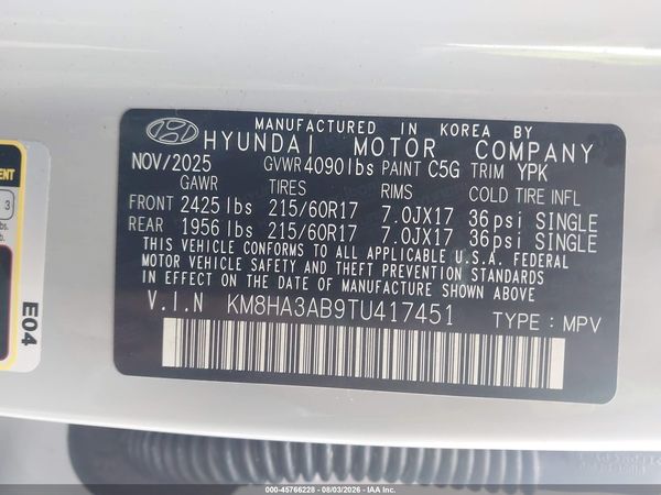 2026 HYUNDAI KONA SE
