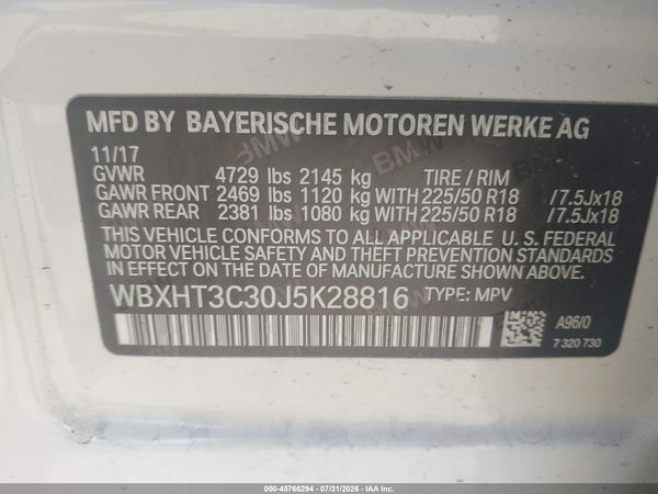2018 BMW X1 XDRIVE28I
