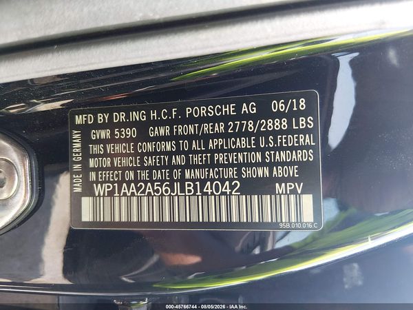2018 PORSCHE MACAN