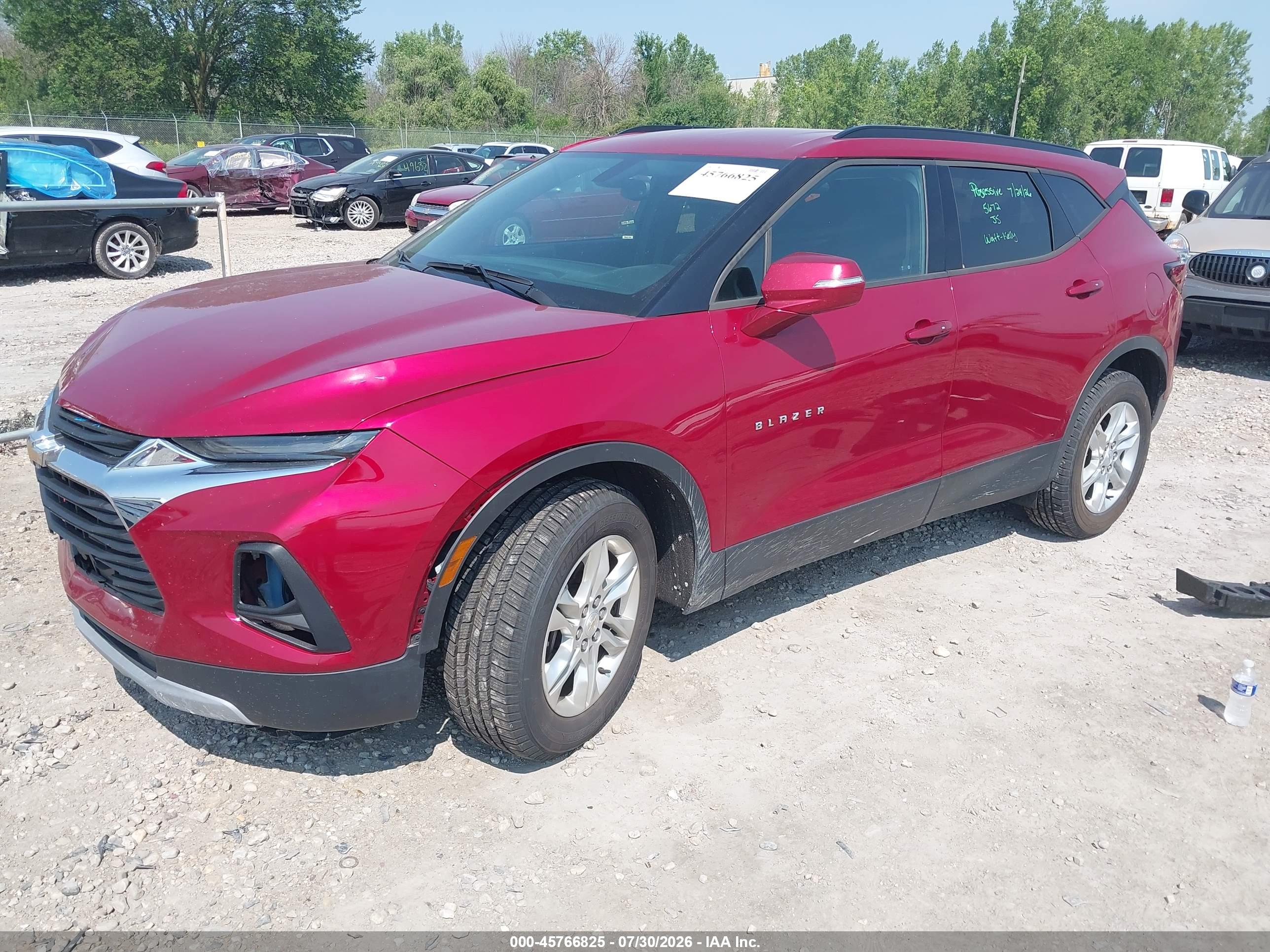 2019 CHEVROLET BLAZER 2LT — I2