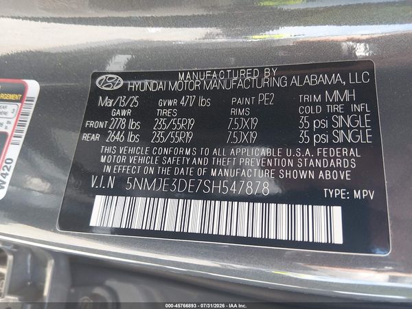 2025 HYUNDAI TUCSON LIMITED
