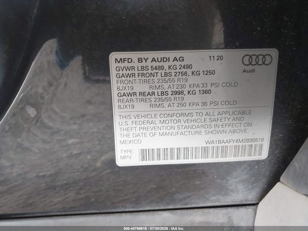 2021 AUDI Q5